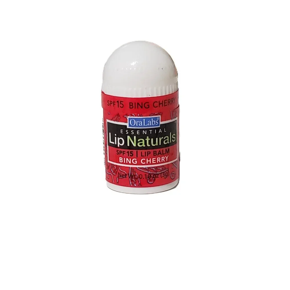 6 Ora Labs Essential Lip Naturals Bing Cherry Mini Mini Lip Balm SPF 15 Exp 9/28